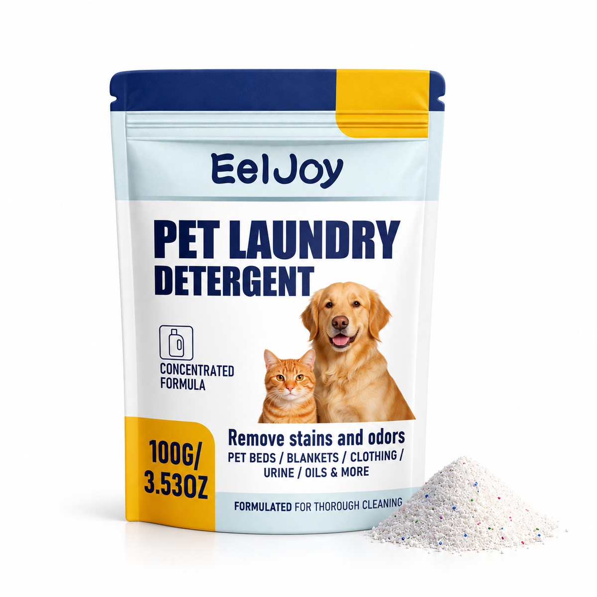EelJoy Pet Laundry Detergent 100 g studio product photo