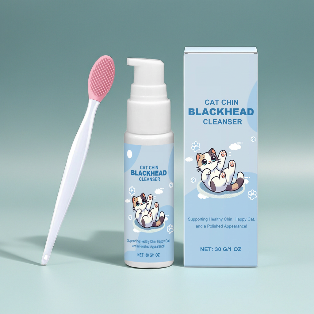 Cat Chin Acne Cleaning Kit | Blackhead & Dirt Remover for Cats | Pet Mico