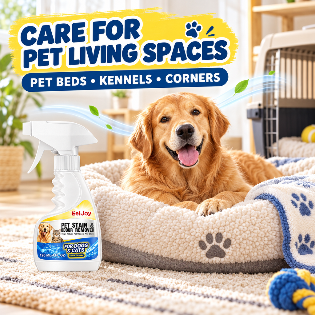 EelJoy stain and odour remover for pet beds kennels and corners