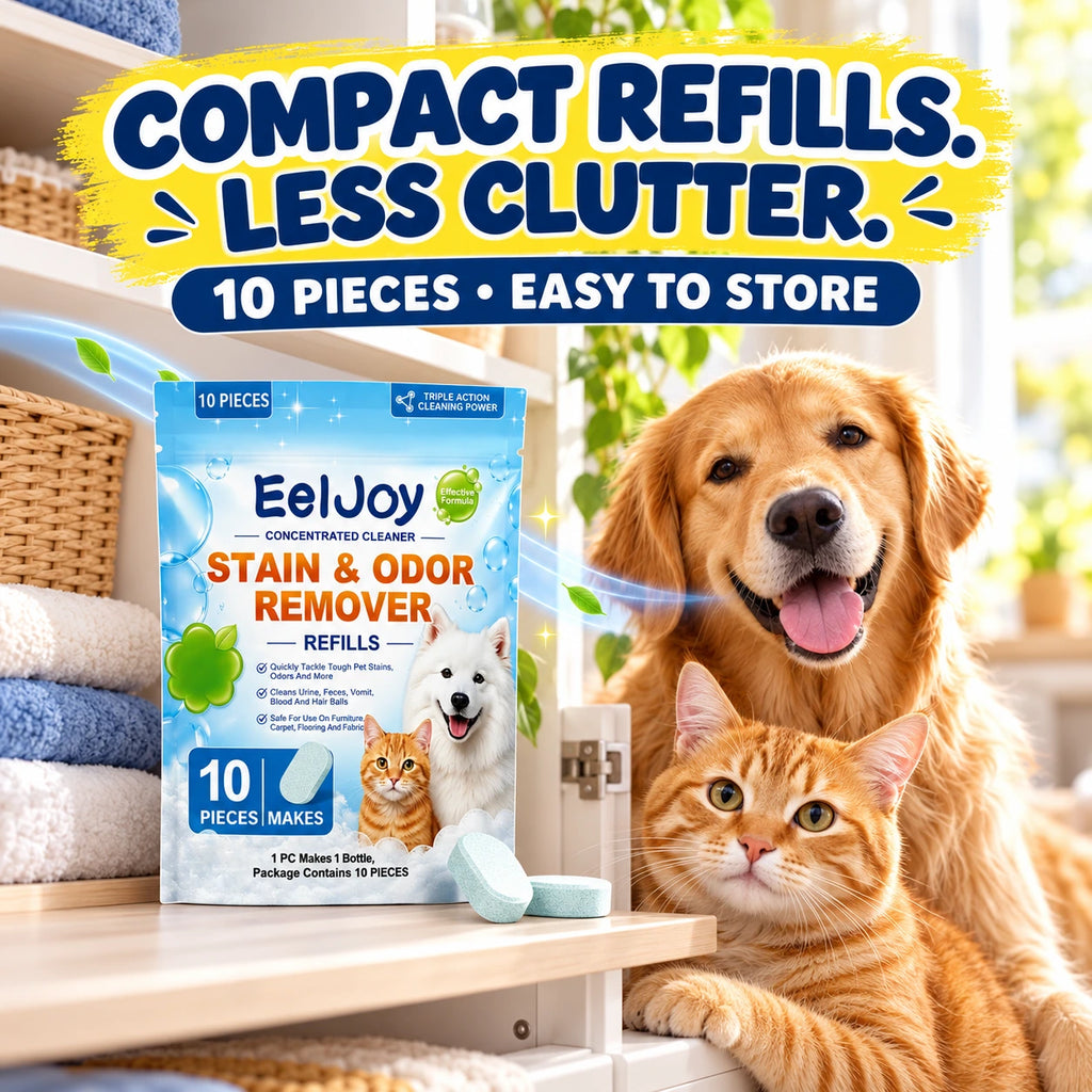Compact EelJoy refill tablets, 10 pieces easy to store