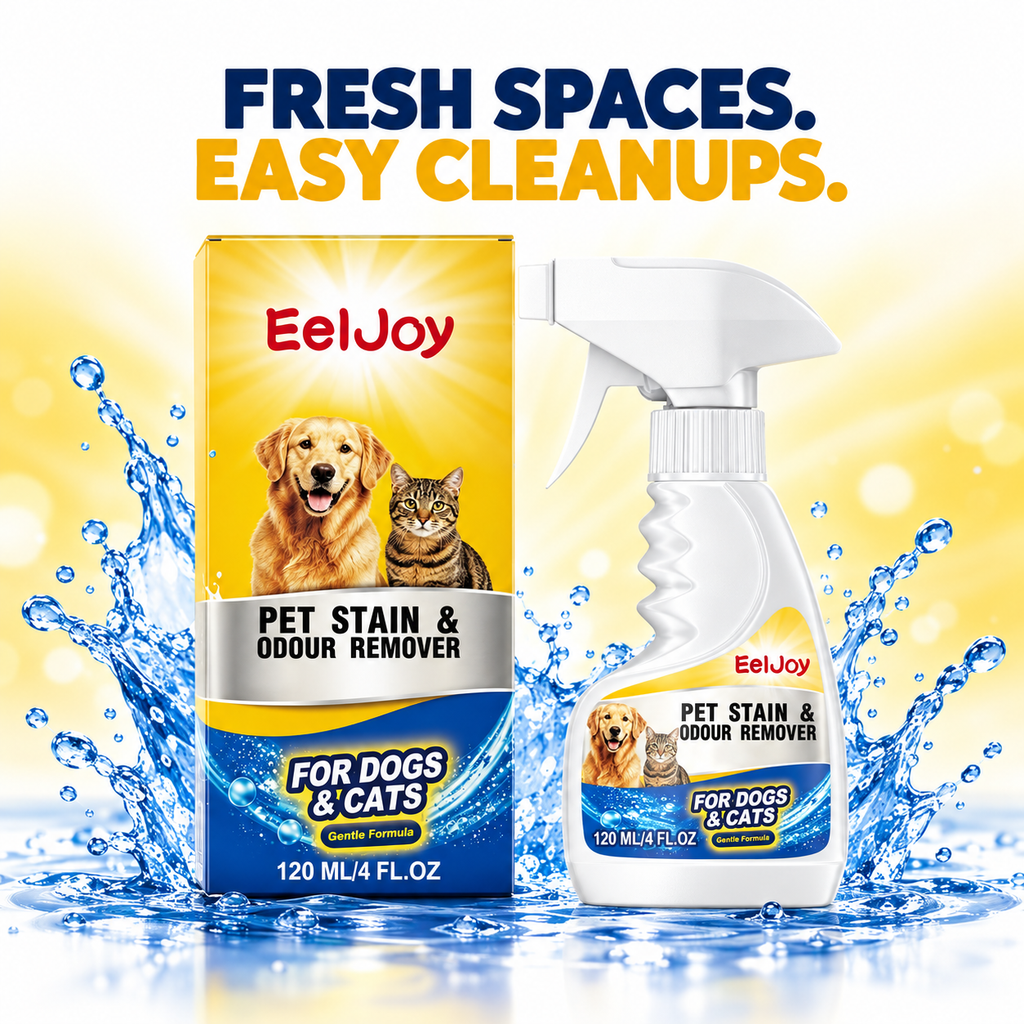 EelJoy Pet Stain and Odour Remover hero image for dogs and cats