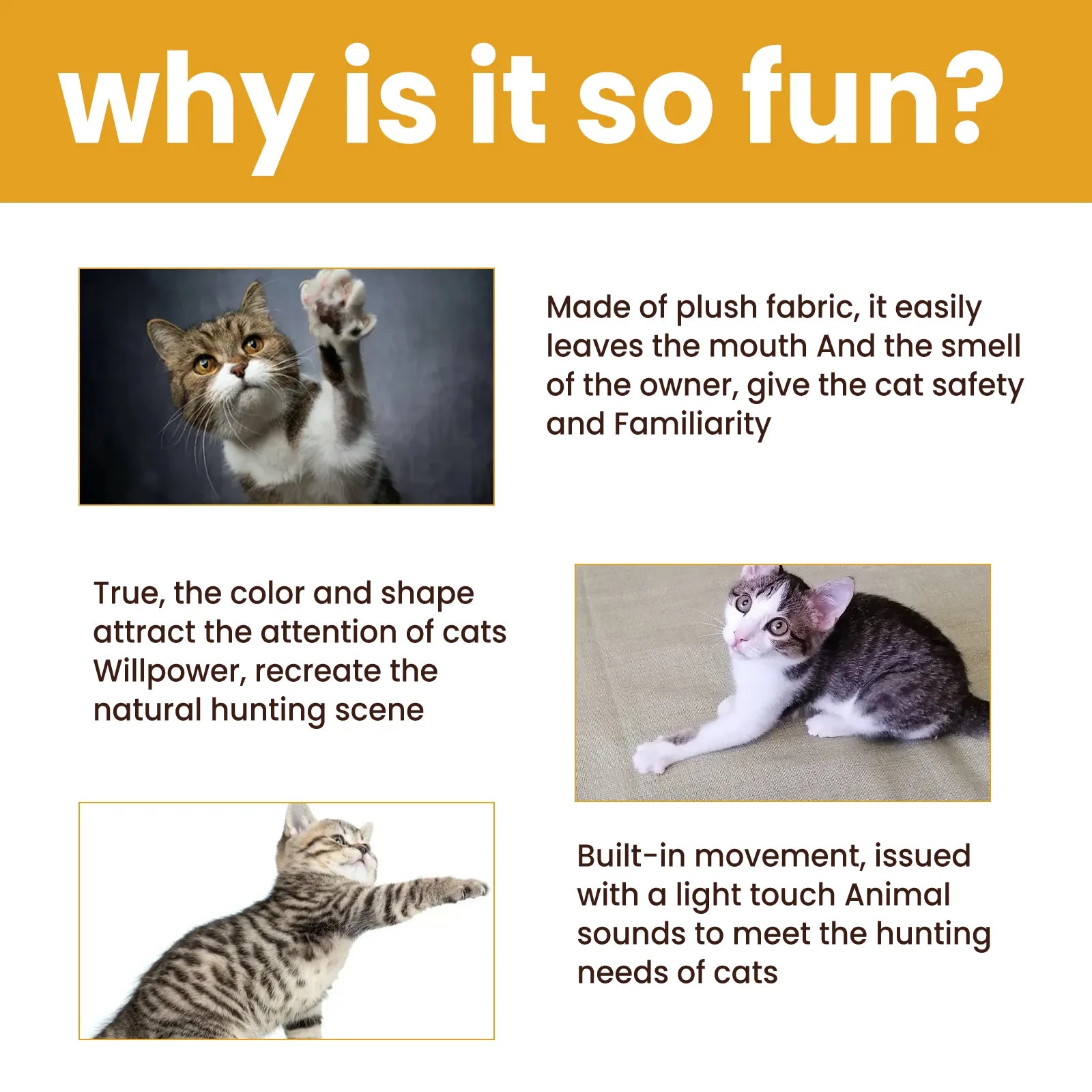 Interactive Squeaky Mouse Toy for Cats