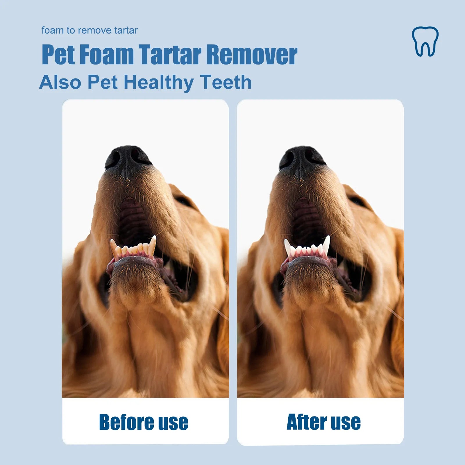 Dog & Cat Teeth Cleaning Foam for Tartar