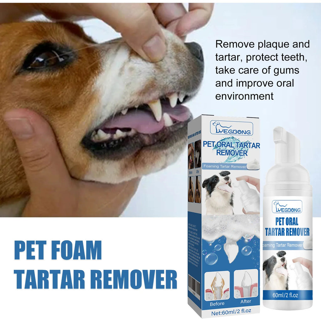Dog & Cat Teeth Cleaning Foam for Tartar