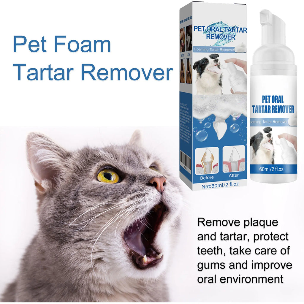 Dog & Cat Teeth Cleaning Foam for Tartar