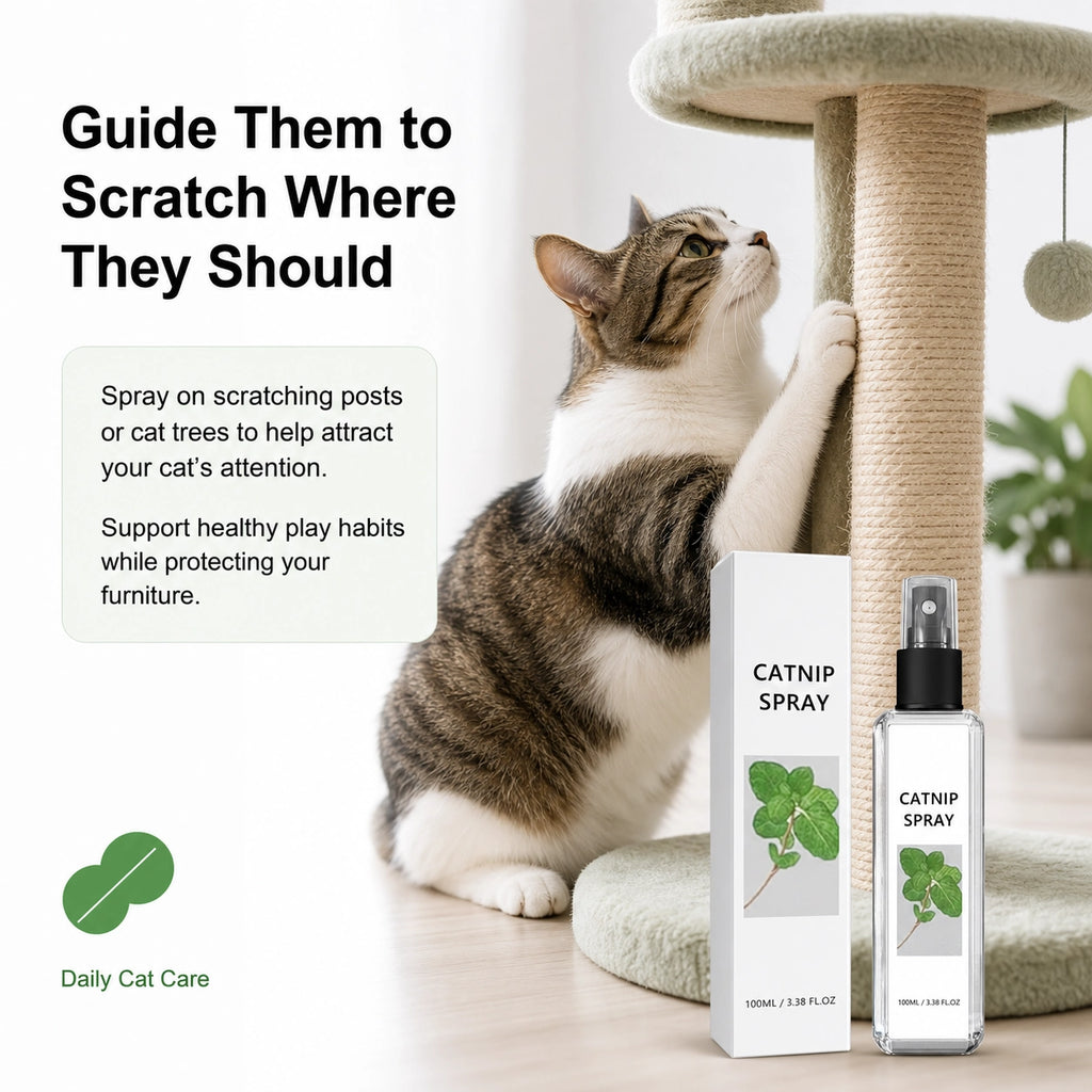 Catnip Spray for Cats | Interactive Toy Attractant & Stress Relief | Pet Mico