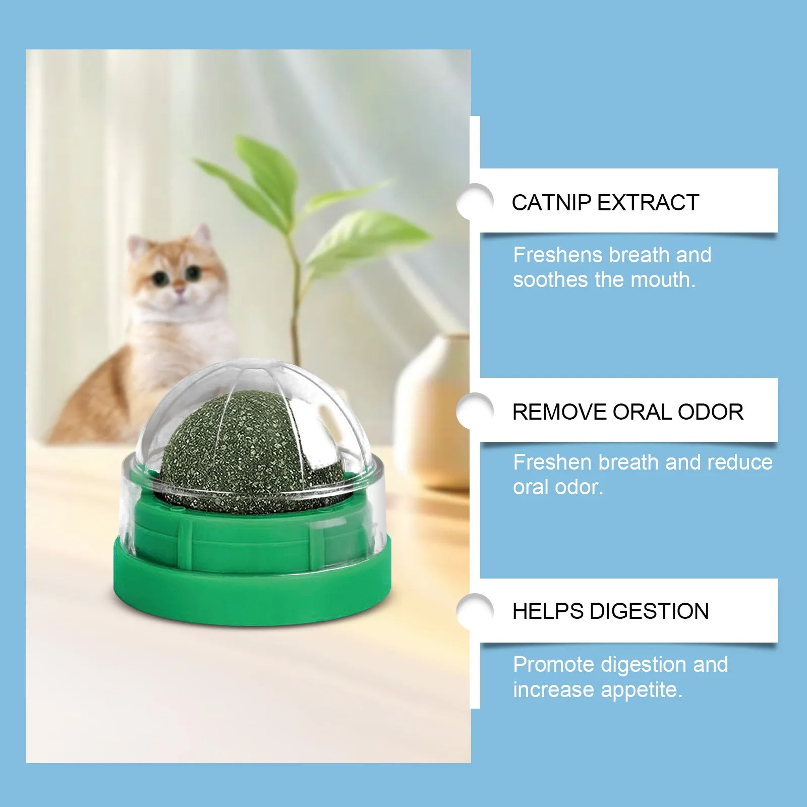 Catnip Mint Ball Toy for Cats