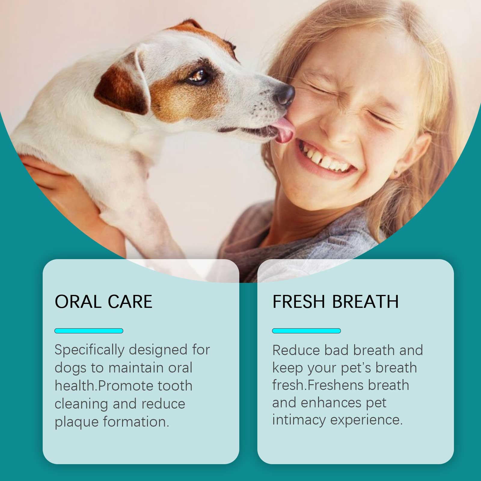 Dog Dental Water Additive for Bad Breath & Tartar