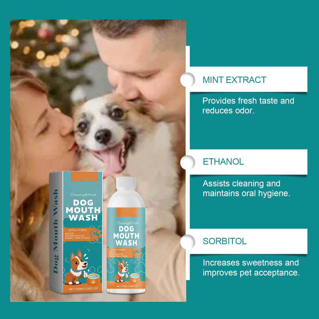 Dog Dental Water Additive for Bad Breath & Tartar