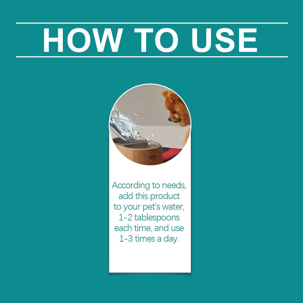 Dog Dental Water Additive for Bad Breath & Tartar