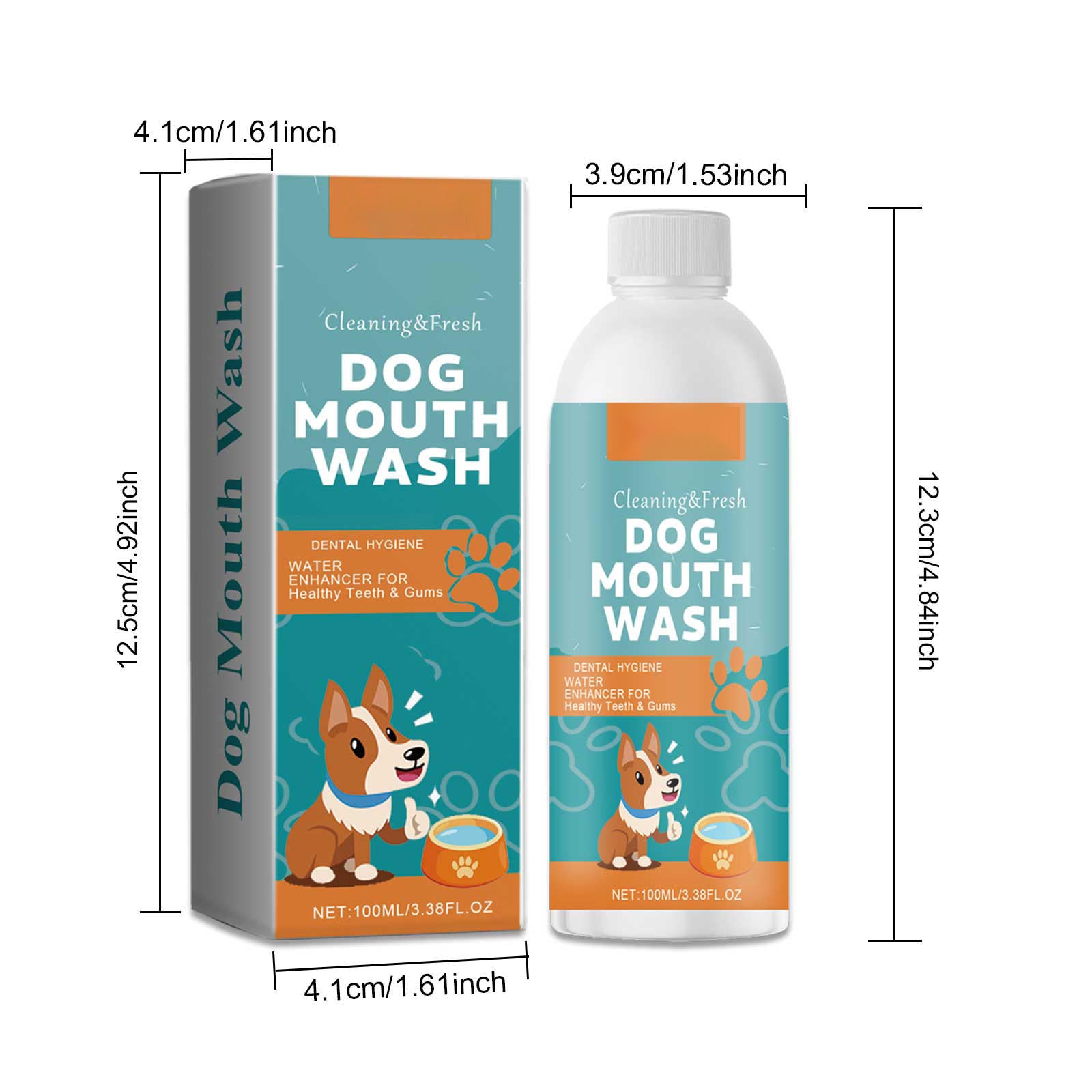 Dog Dental Water Additive for Bad Breath & Tartar