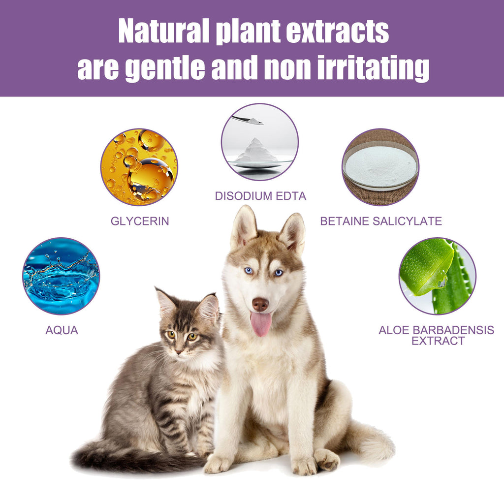 Dog & Cat Ear Cleaner Drops for Odor & Wax