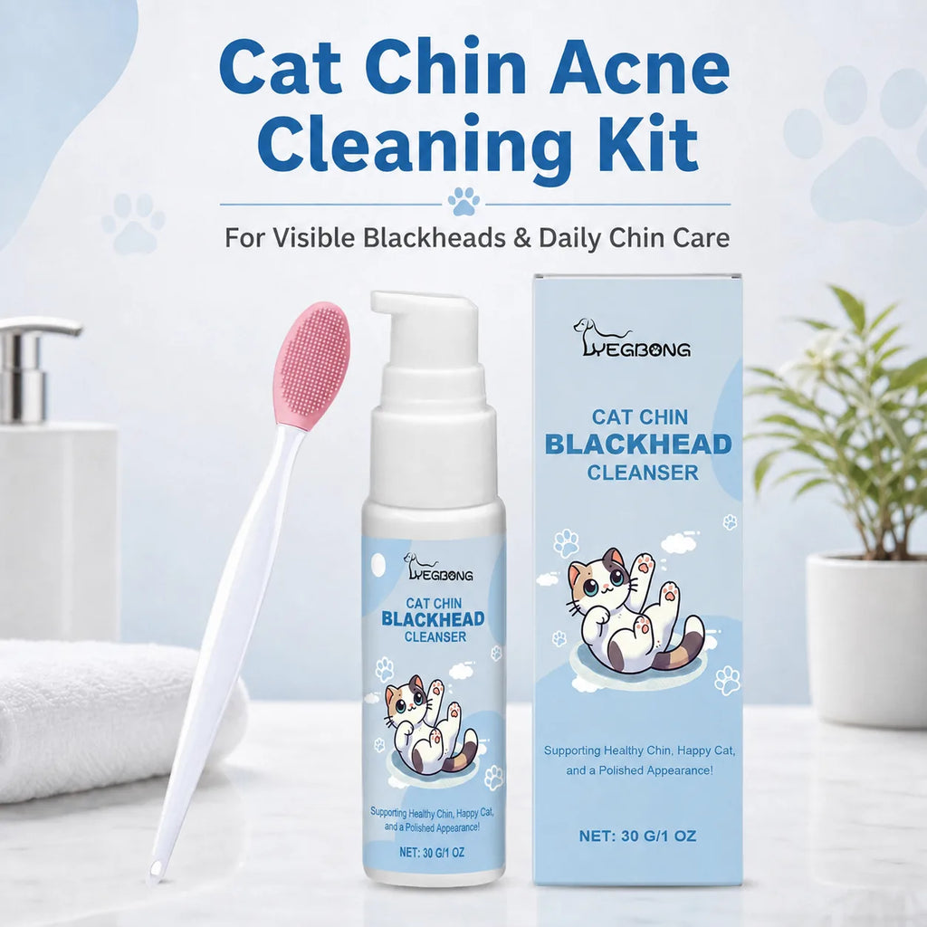 YEGBONG cat chin cleaning kit for visible blackheads and daily chin care
