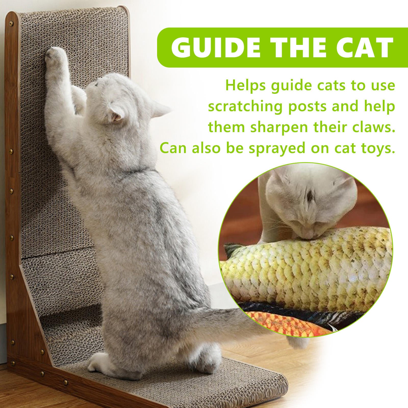 Catnip Spray for Cats, Calming Toy Attractant