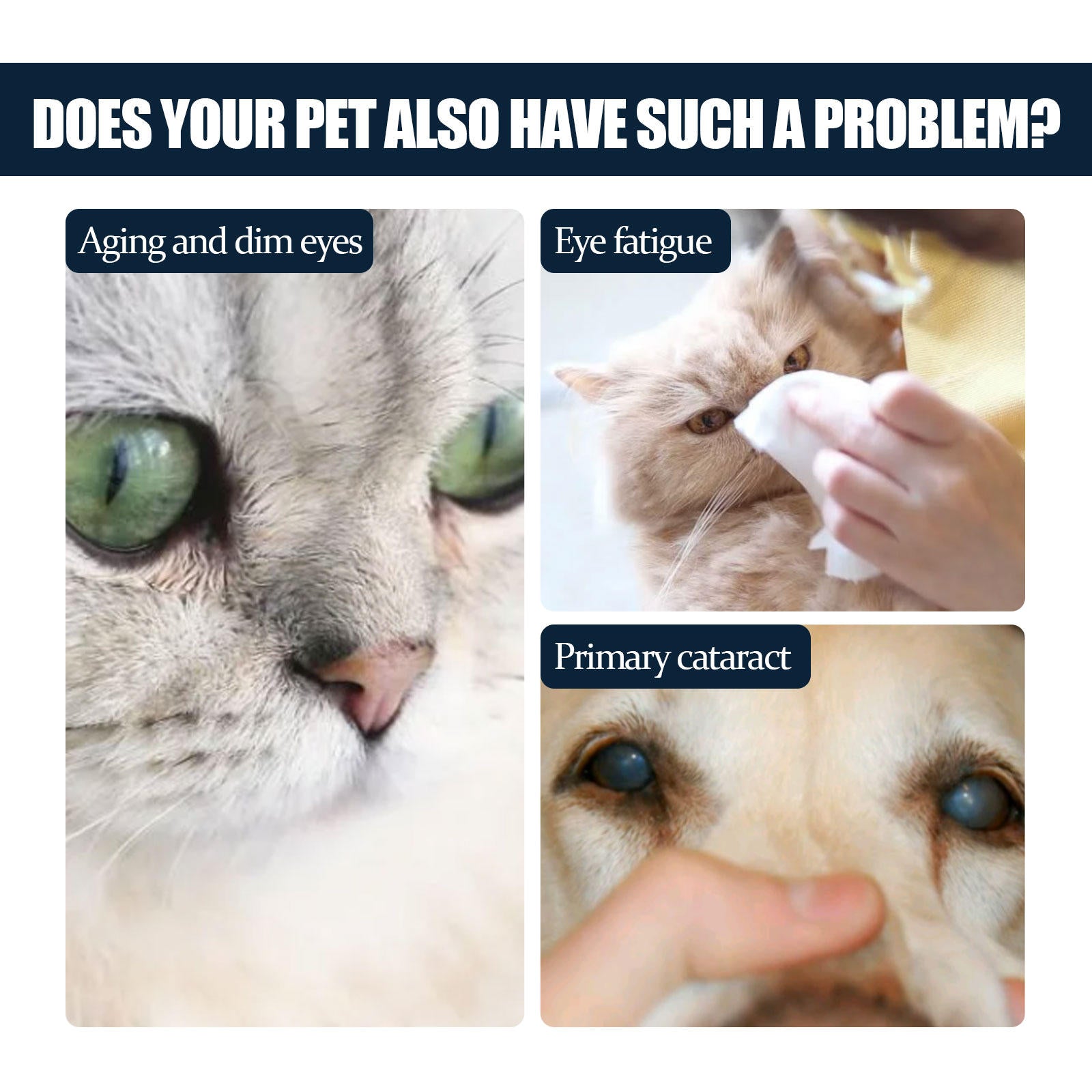 Dog & Cat Eye Wash Drops for Tear Stains