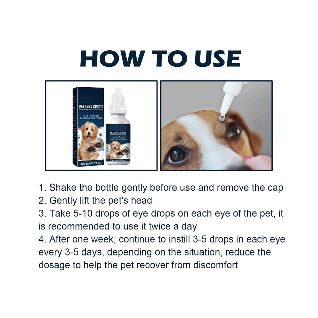 Dog & Cat Eye Wash Drops for Tear Stains