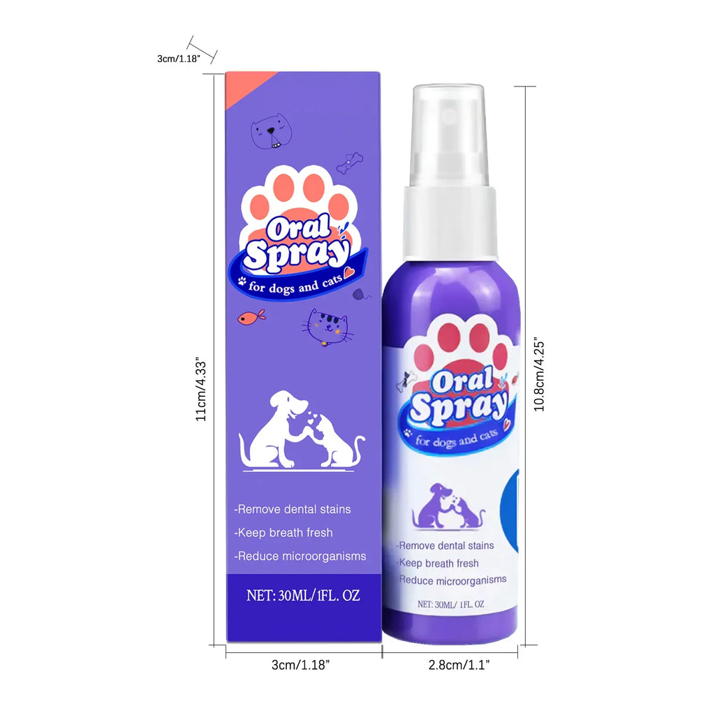 Dog & Cat Dental Spray for Fresh Breath