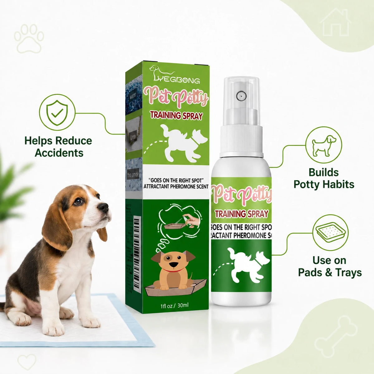 Dog potty training spray product benefits