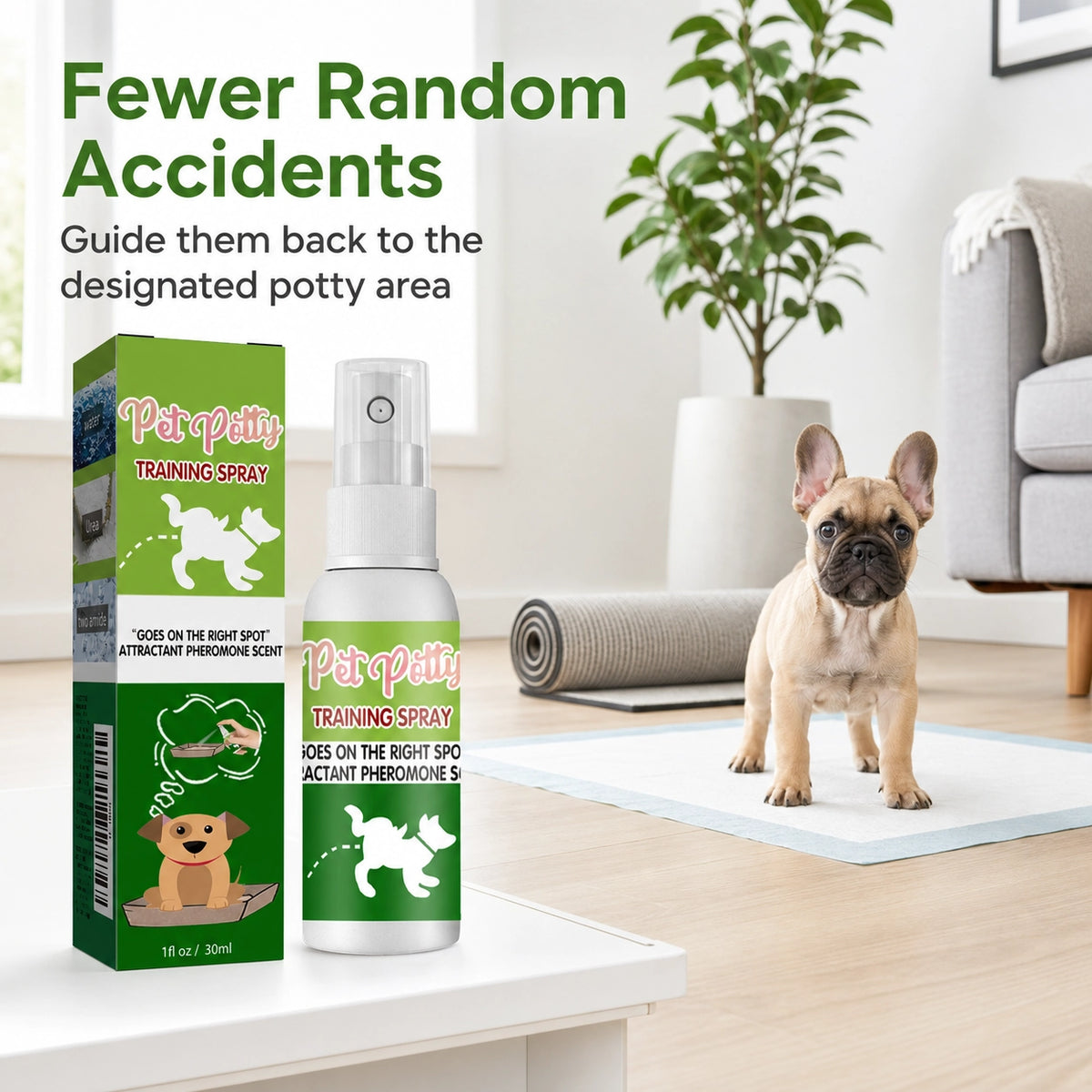 Dog potty training spray for puppies benefit image