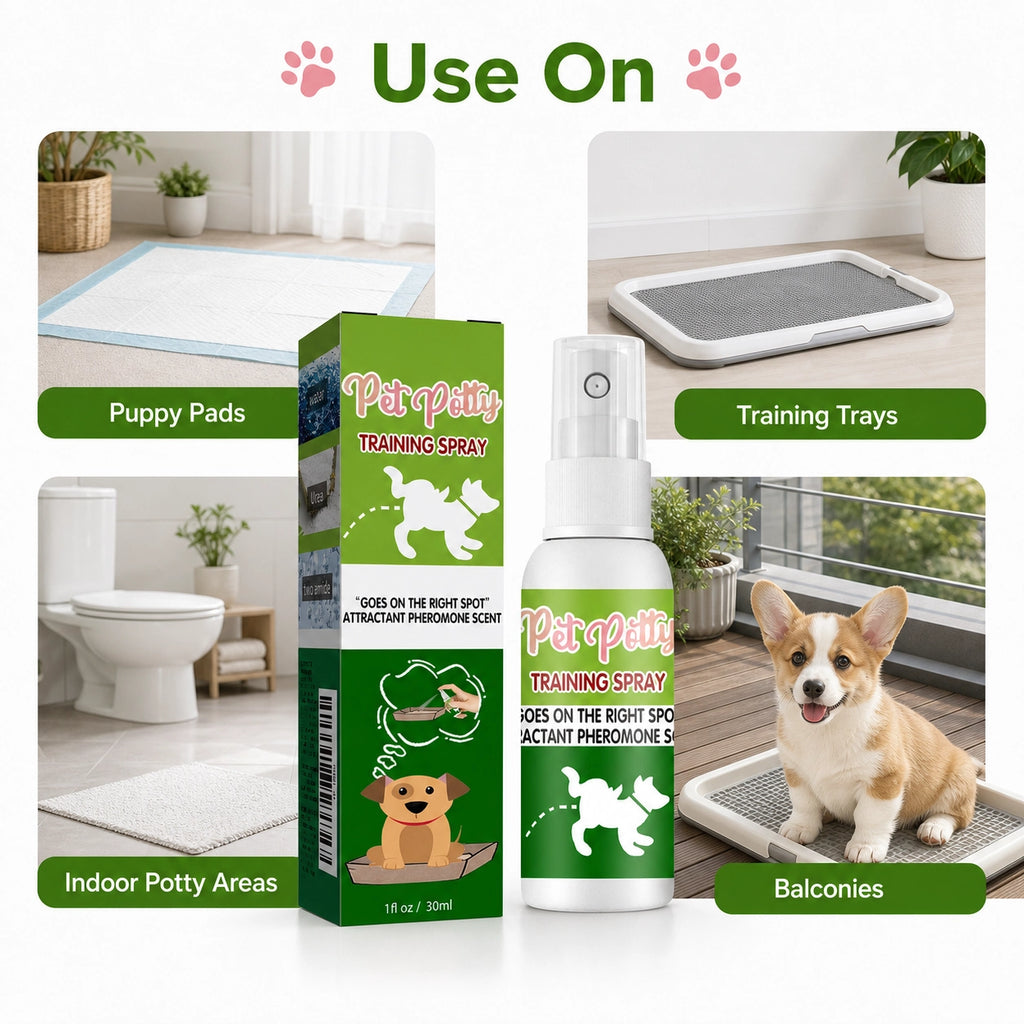 Dog potty training spray for puppies feature image