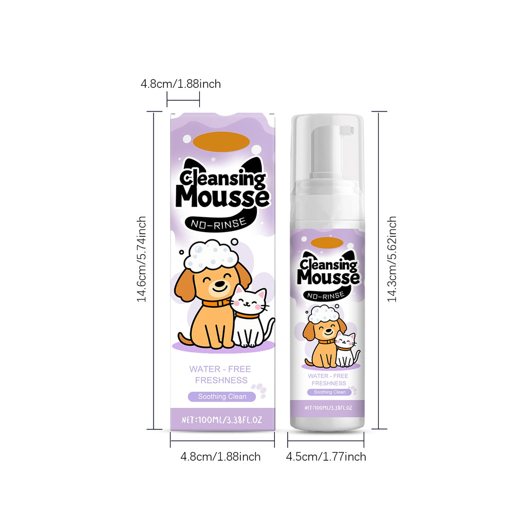 No-Rinse Dog & Cat Cleansing Mousse