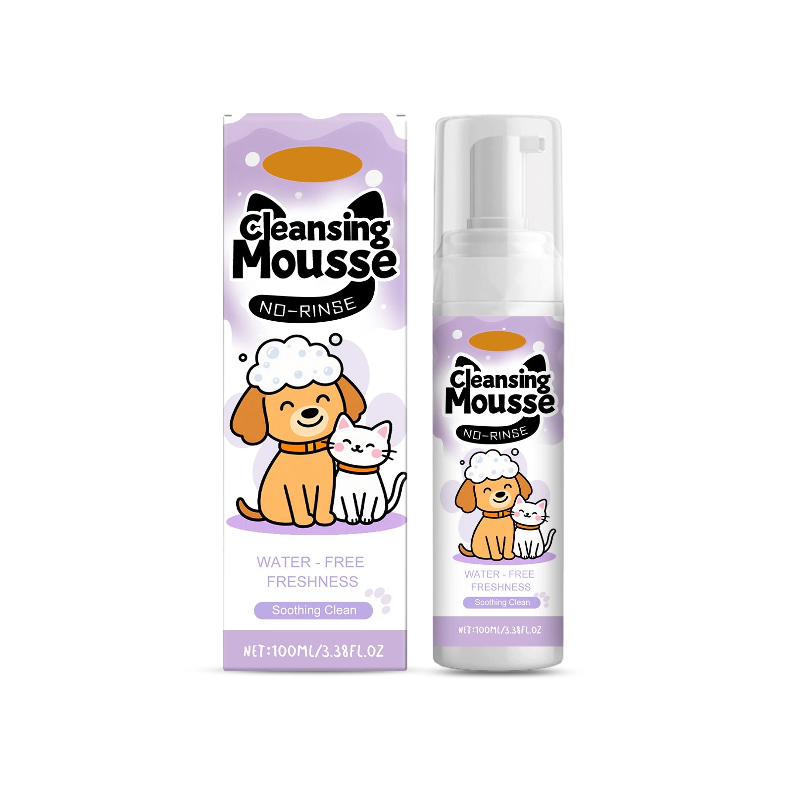 No-Rinse Dog & Cat Cleansing Mousse