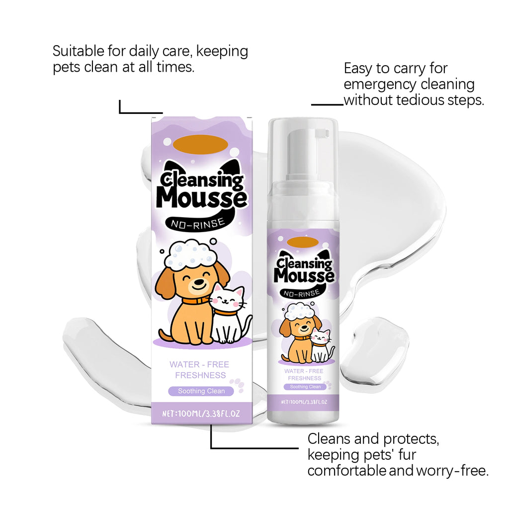No-Rinse Dog & Cat Cleansing Mousse