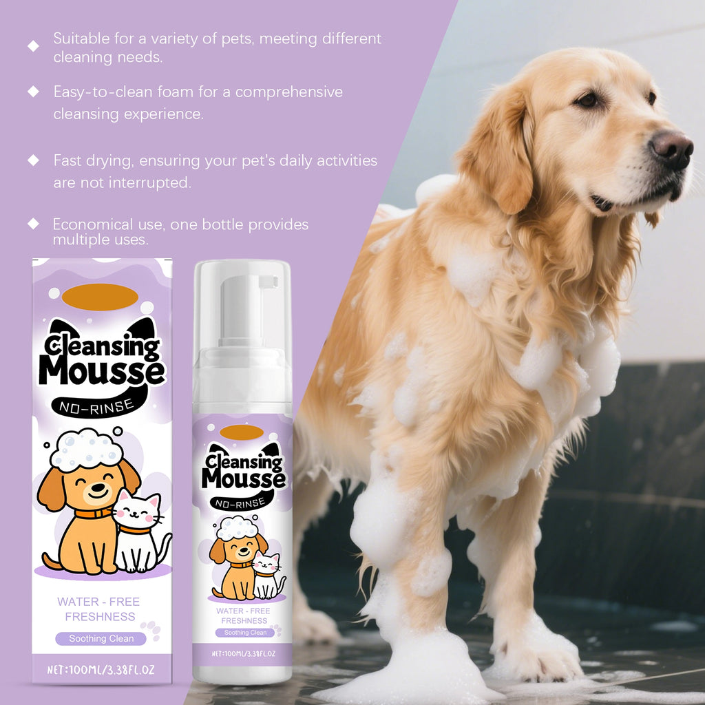 No-Rinse Dog & Cat Cleansing Mousse
