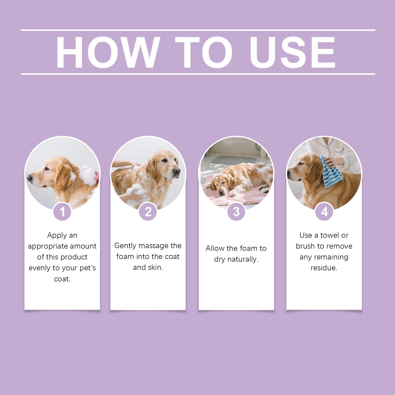 No-Rinse Dog & Cat Cleansing Mousse