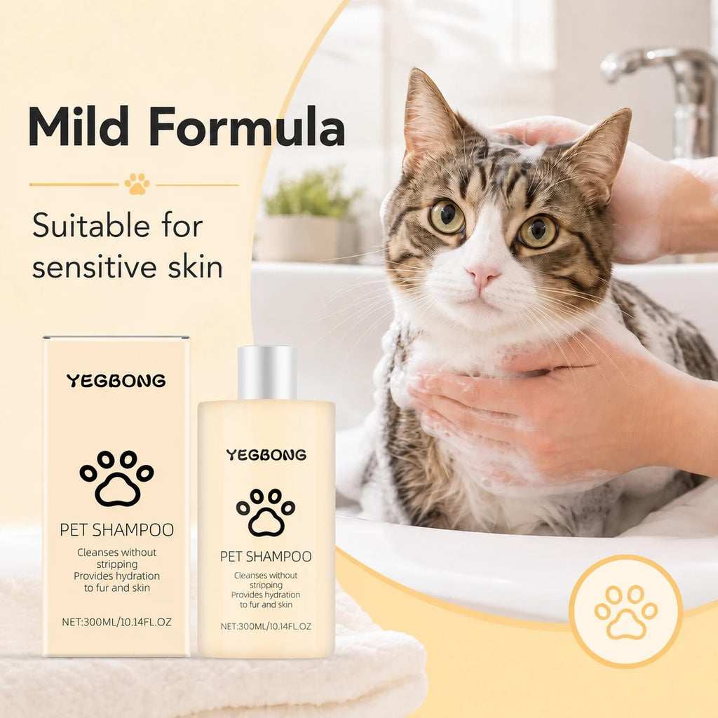 Dog and cat grooming shampoo for soft fur usage image
