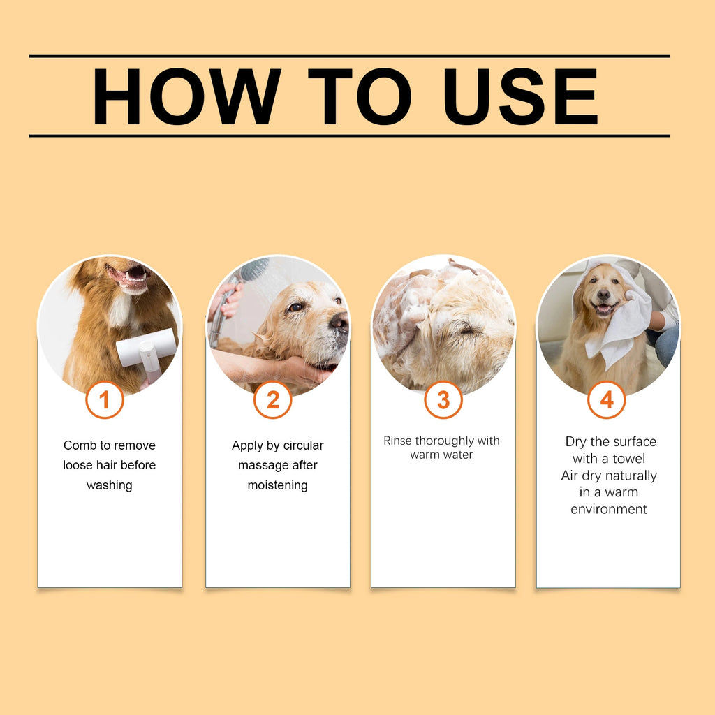 Dog & Cat Grooming Shampoo for Soft Fur