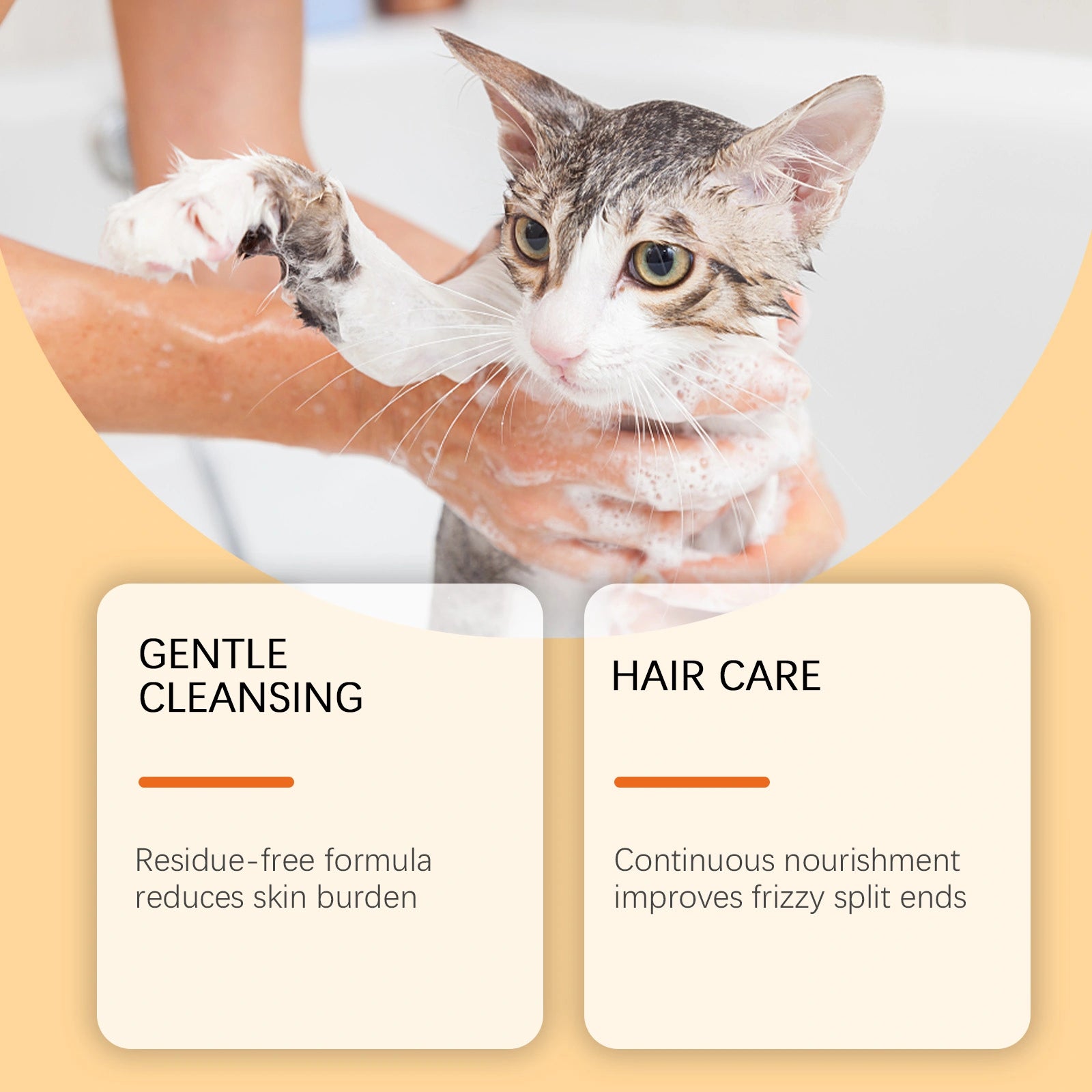 Dog & Cat Grooming Shampoo for Soft Fur