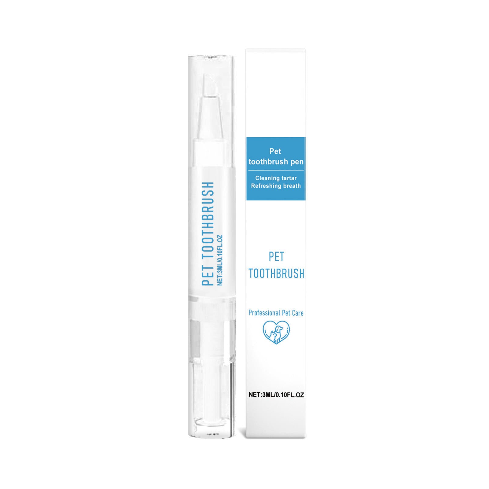 Dog & Cat Toothbrush Pen for Fresh Breath