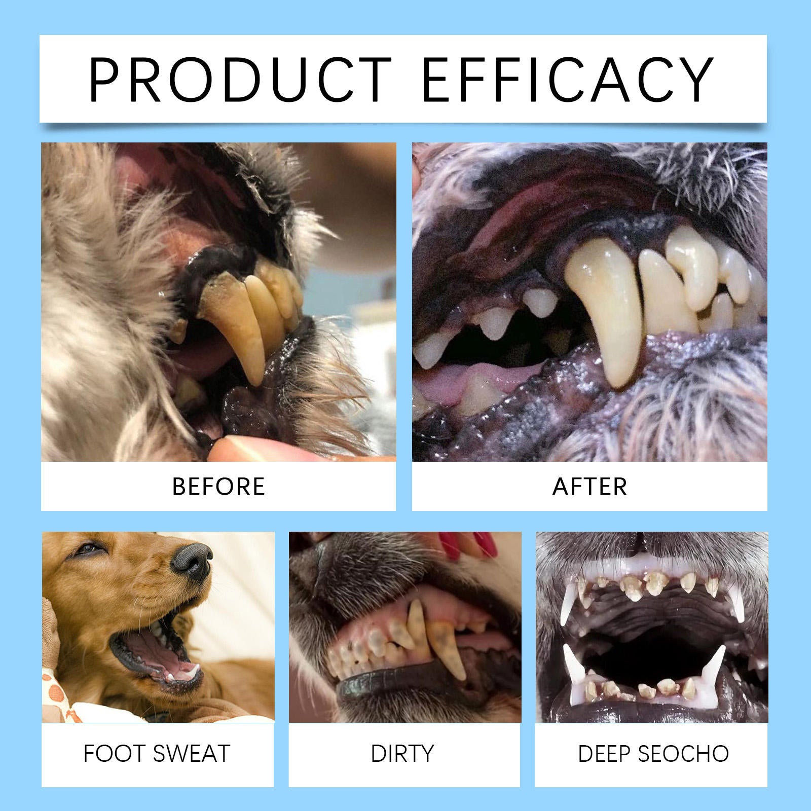 Dog & Cat Toothbrush Pen for Fresh Breath