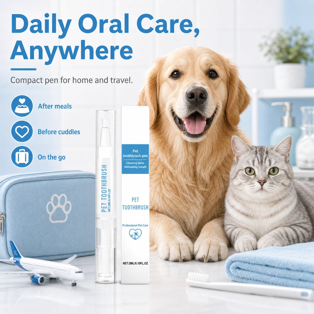 Dog and cat toothbrush pen for fresh breath additional product image