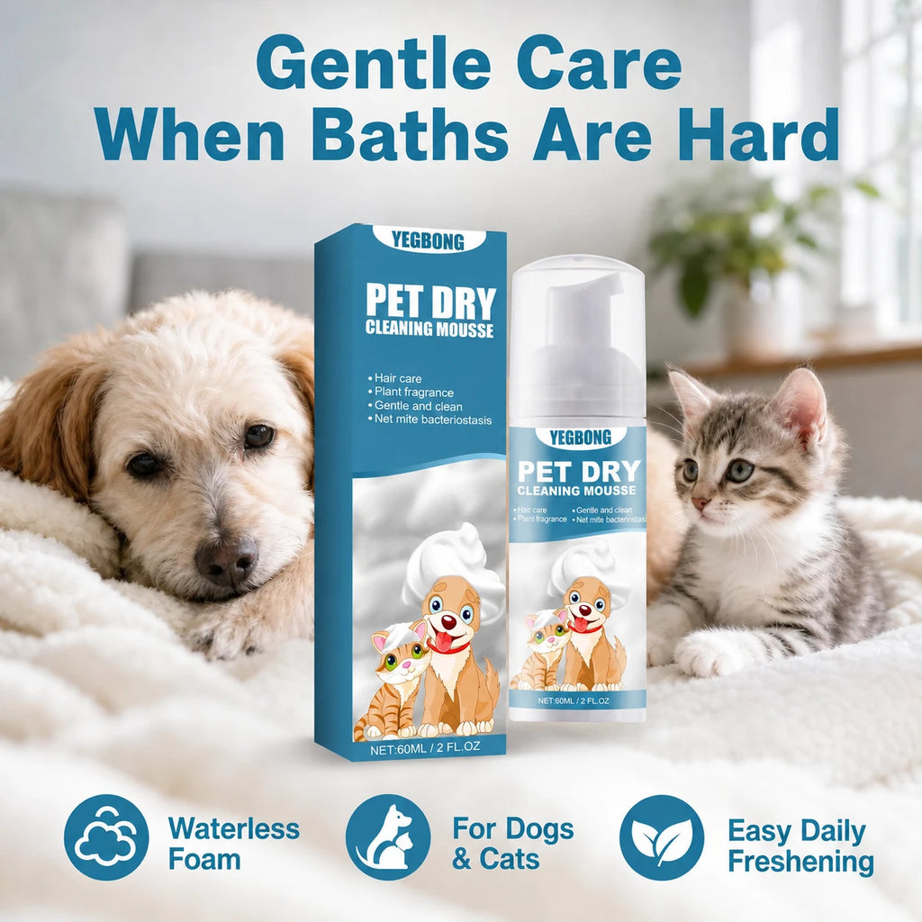 Pet cleaning mousse product details