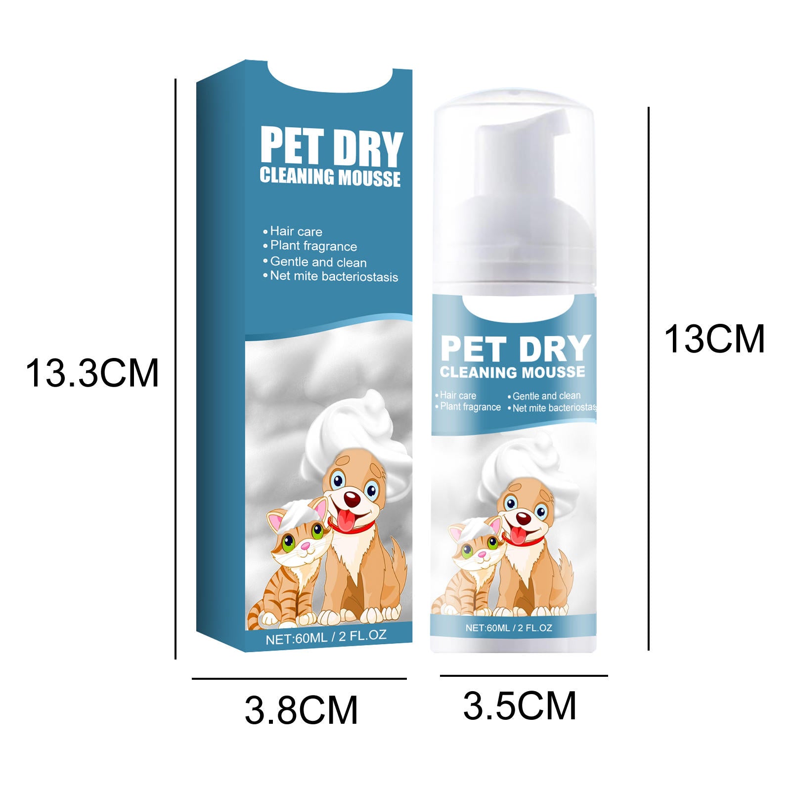 Waterless Dog & Cat Cleaning Mousse
