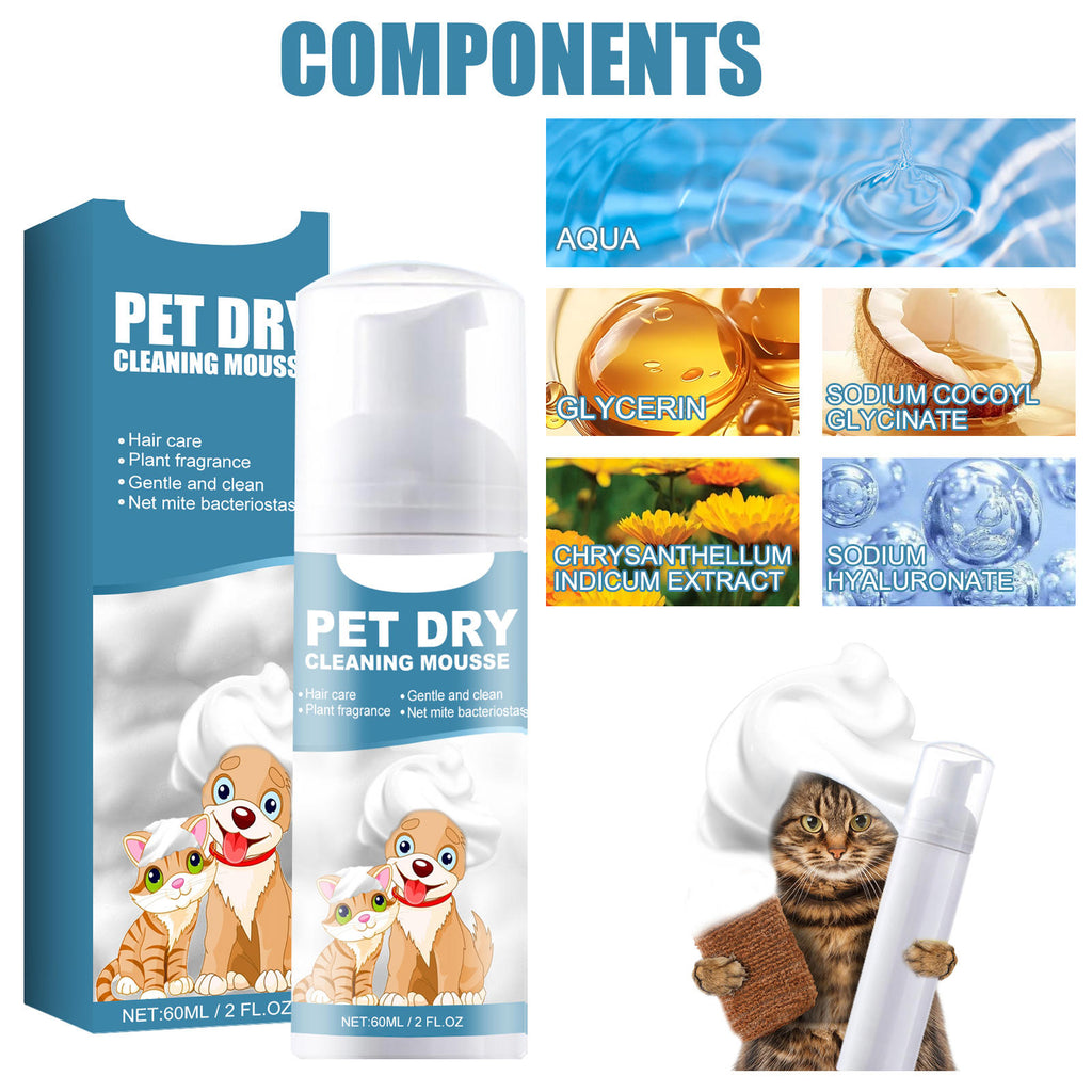 Waterless Dog & Cat Cleaning Mousse