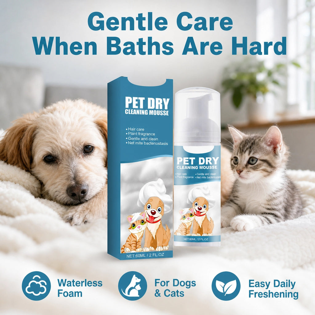 Waterless dog and cat cleaning mousse product detail image