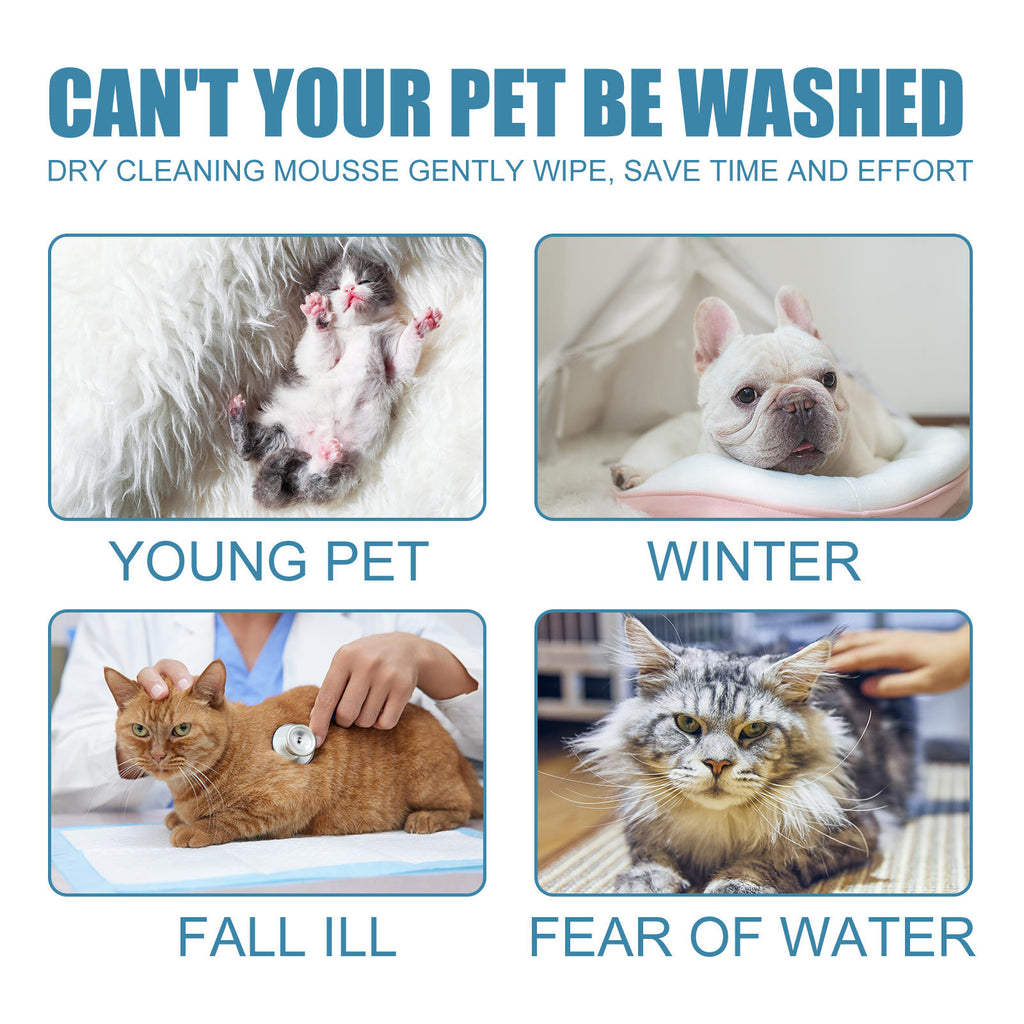 Waterless Dog & Cat Cleaning Mousse