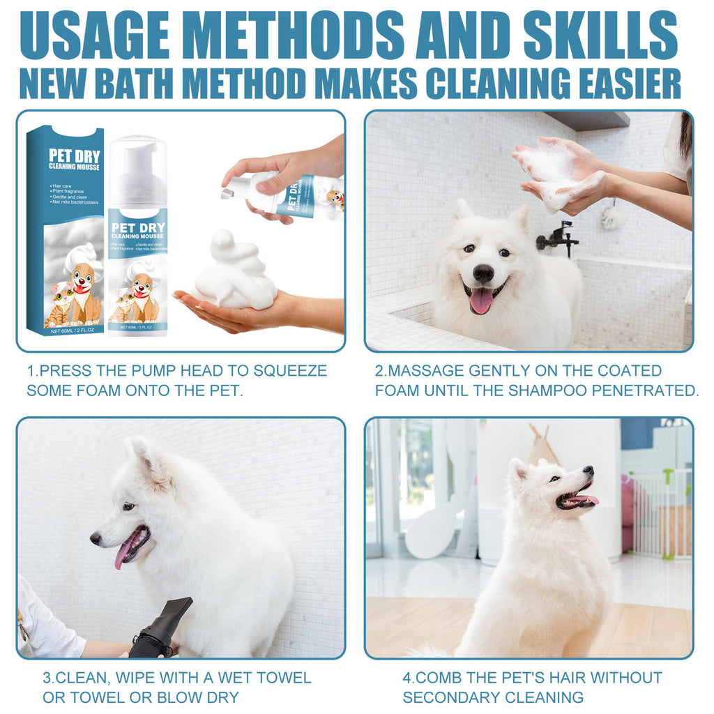 Waterless Dog & Cat Cleaning Mousse