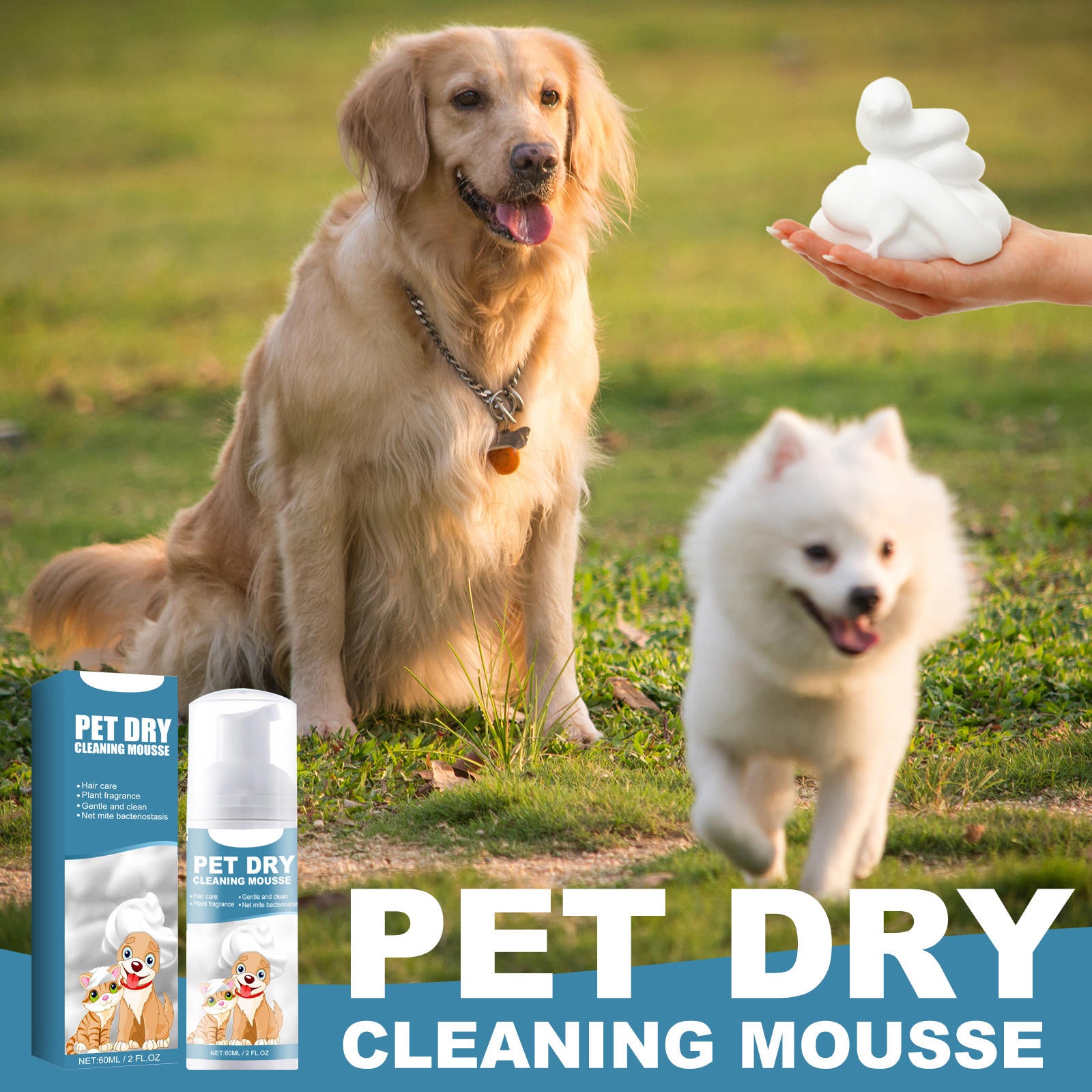 Waterless Dog & Cat Cleaning Mousse