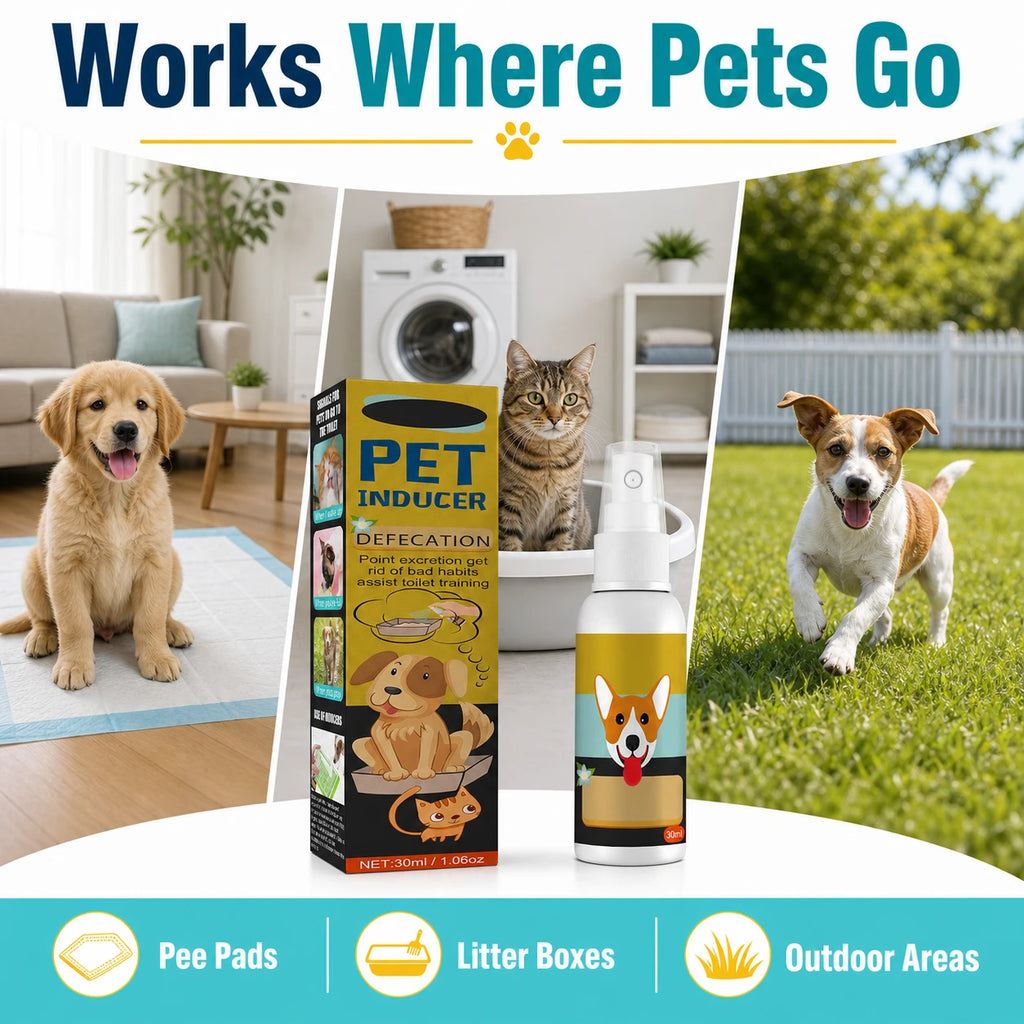 Dog and cat potty training spray feature image