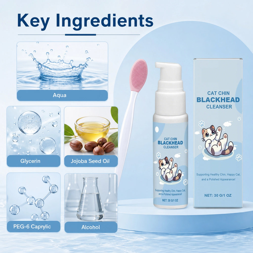 Cat chin acne cleaning kit for blackheads feature image