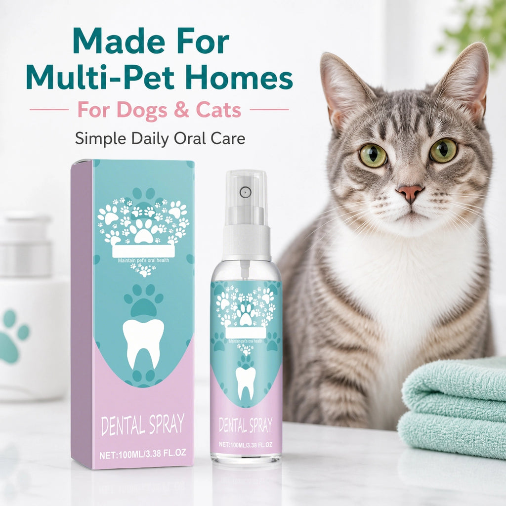 Pet teeth stain remover spray for dogs and cats size image